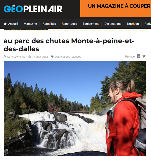 alt="On voit ici un paysage du Parc Régional des Chutes Monte-à-Peine-et-des-Dalles"