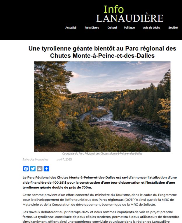 Parc Régional des Chutes